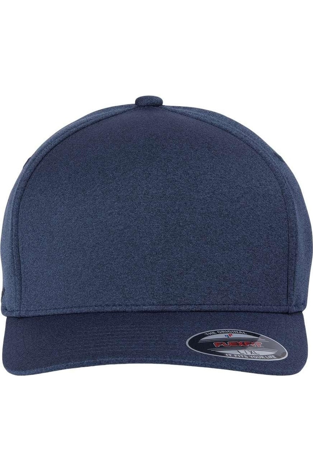 

Меланжевая кепка Flexfit Unipanel, цвет melange navy