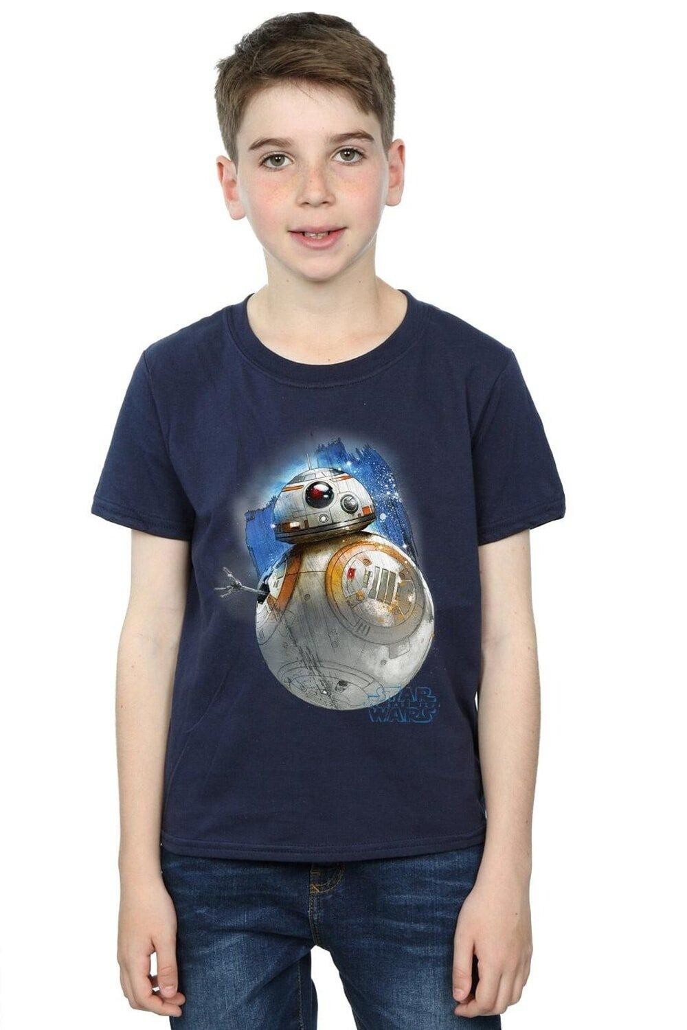 

Матовая футболка «Последний джедай BB-8» Star Wars, темно-синий