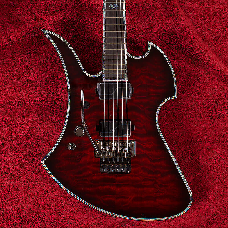 

Электрогитара B.C. Rich Mockingbird Extreme Exotic with Floyd Rose Left Hand EXMGFRBCBLH 2020 Black Cherry Burst