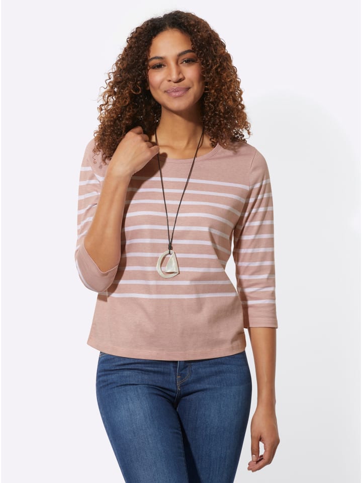 

Полосатая рубашка в пудрово-розовые полоски WITT WEIDEN