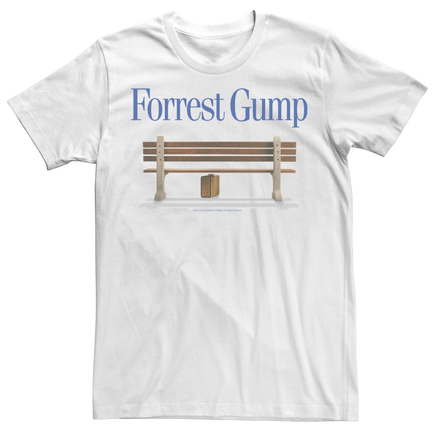 

Мужская футболка с логотипом Forrest Gump Bench Title Licensed Character