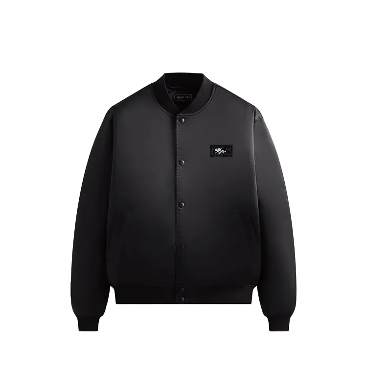 

KITH Сатиновая бомбер куртка, Black