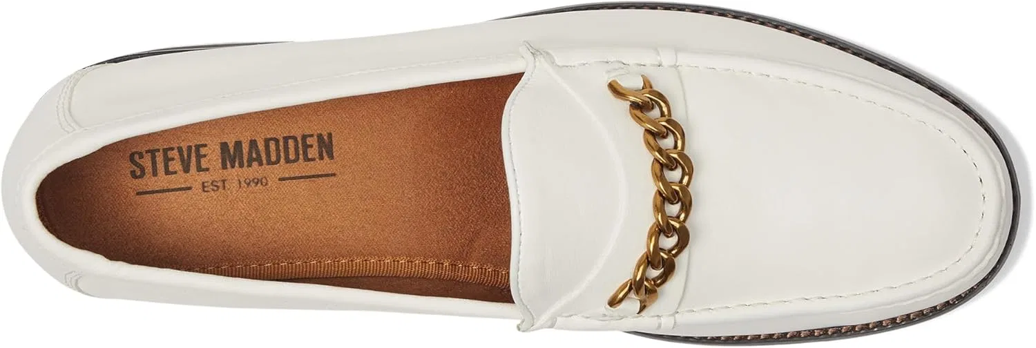 Мужские лоферы Steve Madden Abrenno Driving Style, White Opulent Garden — фото 2