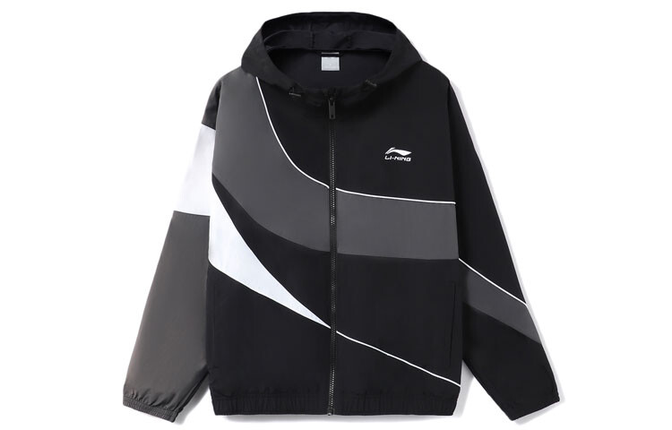 

Спортивная модная коллекция куртка мужская черная Lining, черный