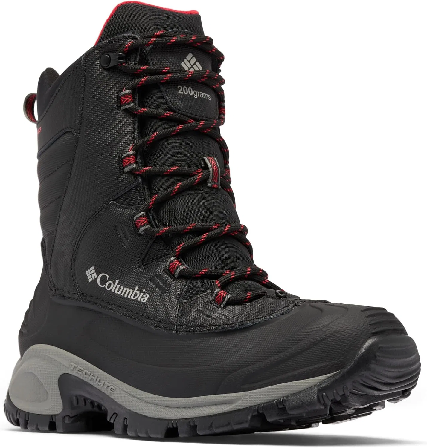 Мужские зимние ботинки Columbia Bugaboot III, Black Bright Red
