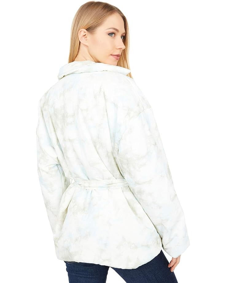 

Куртка Blank NYC Hooded Quilted Wrap Jacket, цвет Perfect Day