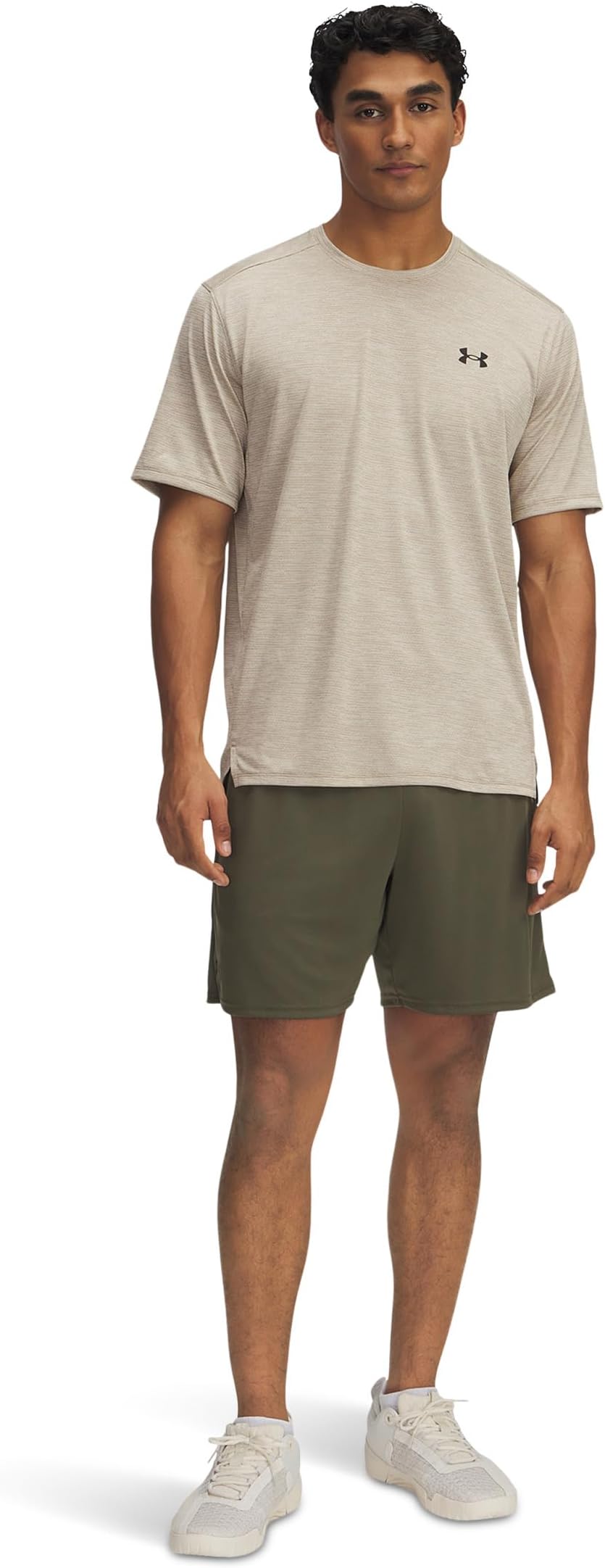 

Мужские 7-дюймовые технические шорты Under Armour, Marine OD Green/Black