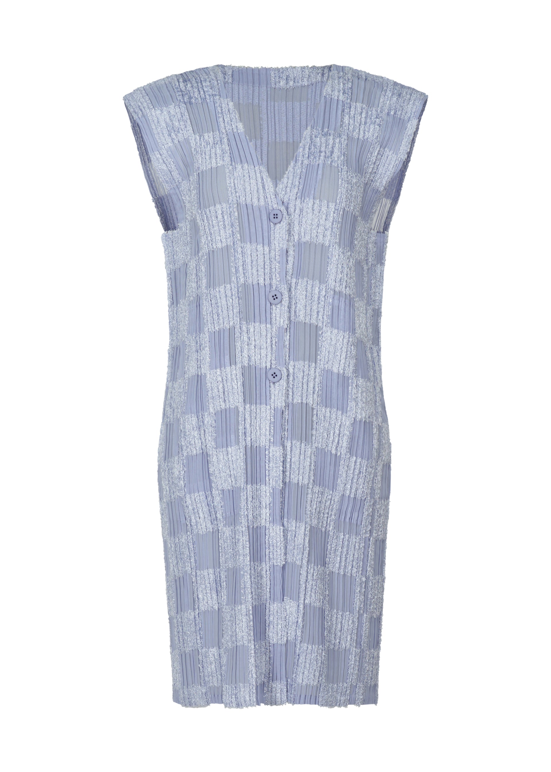 

Жилет nebula Pleats Please Issey Miyake, синий