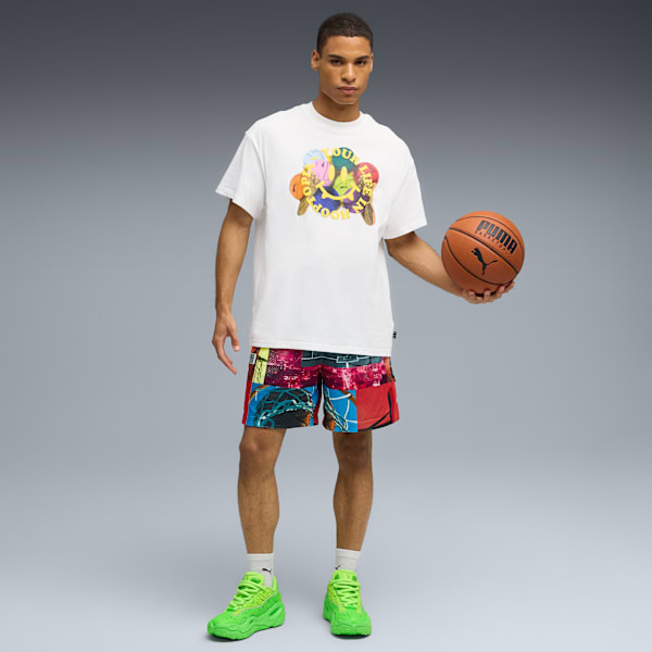 Мужские кроссовки Lamelo Ball Lafrancé Rnr Puma, зеленый — фото 3