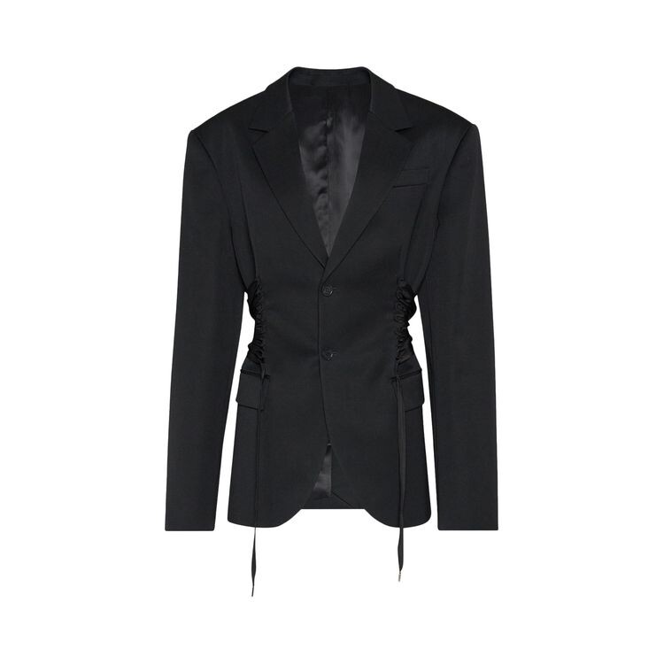 

Куртка Jean Paul Gaultier Lace Detail Tailored Wool Jacket Black, черный