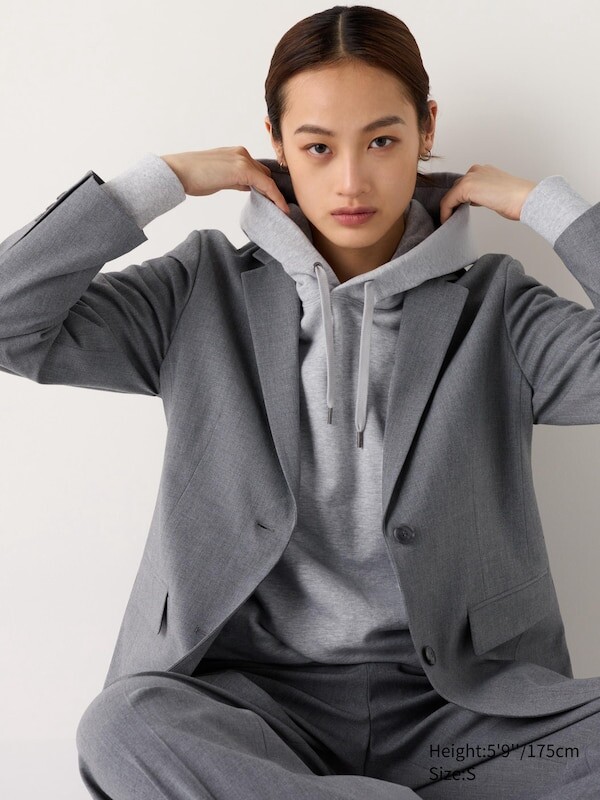 

Сшитый на заказ жакет Uniqlo, серый