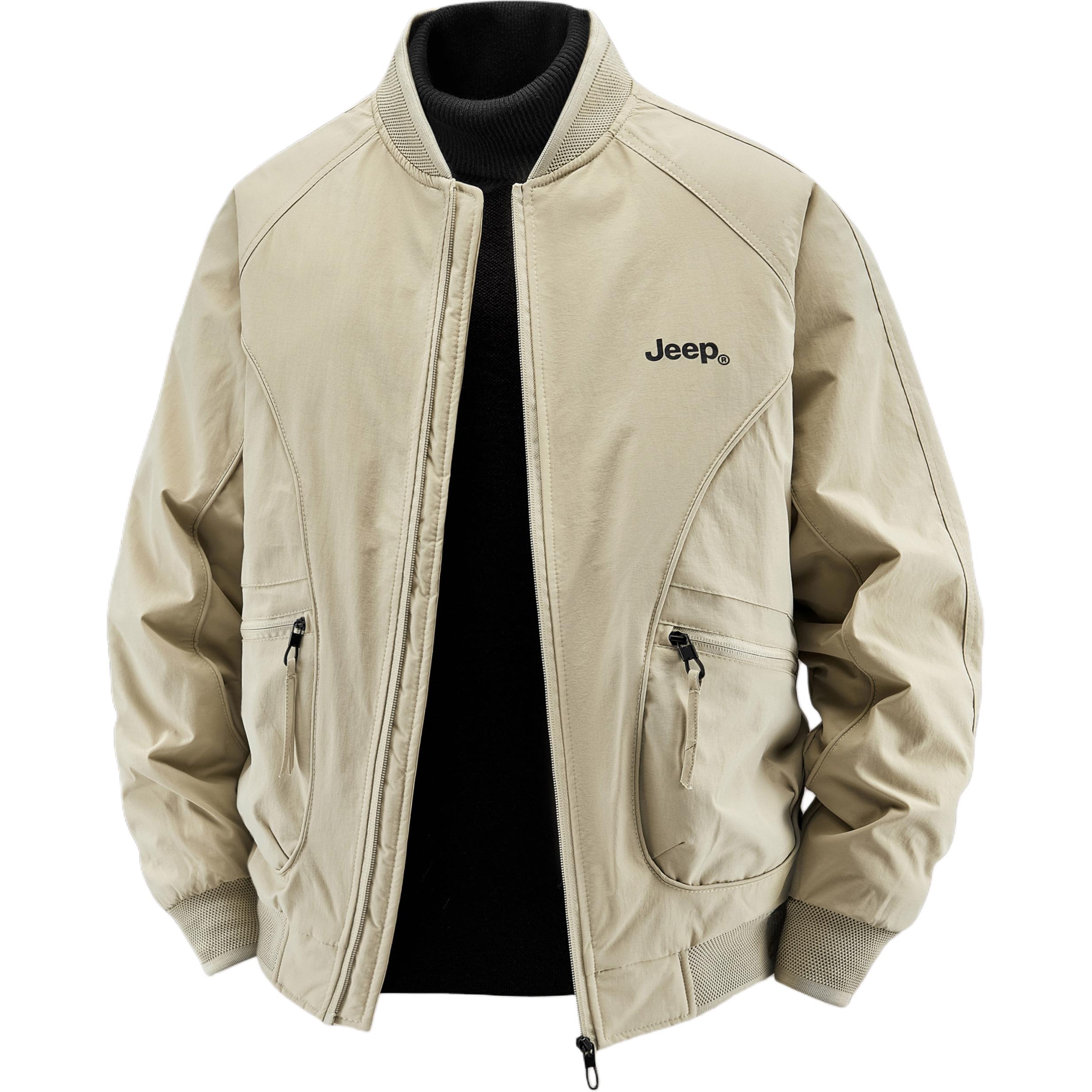 

Пуховик Unisex V-образный вырез Moderate Jeep, хаки