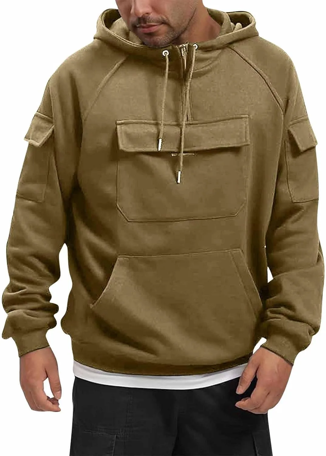 

Мужской худи Wenkomg1 с карманами, S-3XL