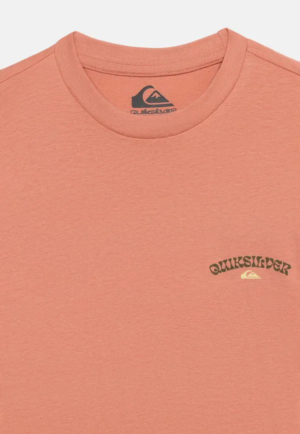 Городская футболка унисекс с принтом Quiksilver, Apricot — фото 3