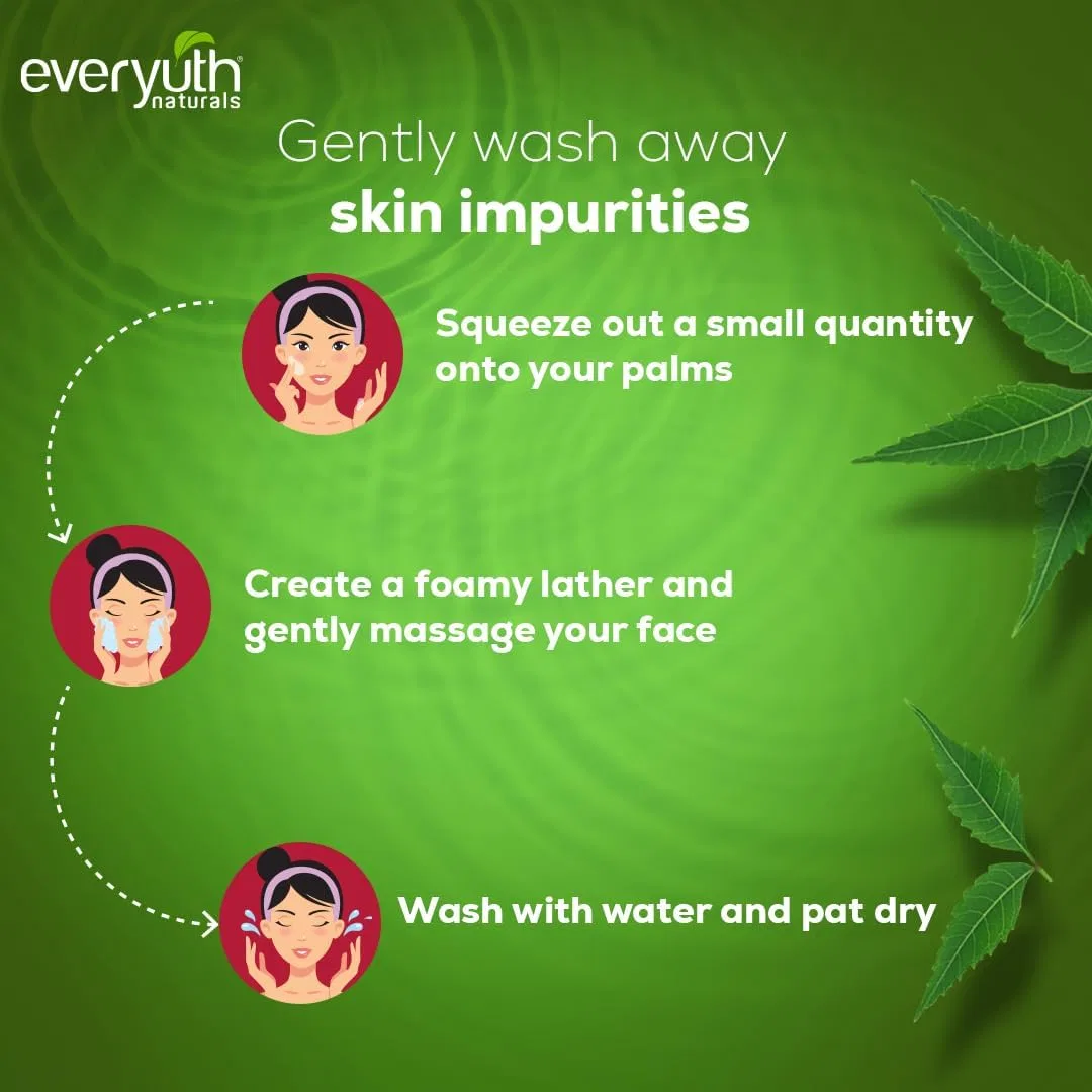 Гель для умывания Everyuth — Purifying Neem, 150 мл — фото 4