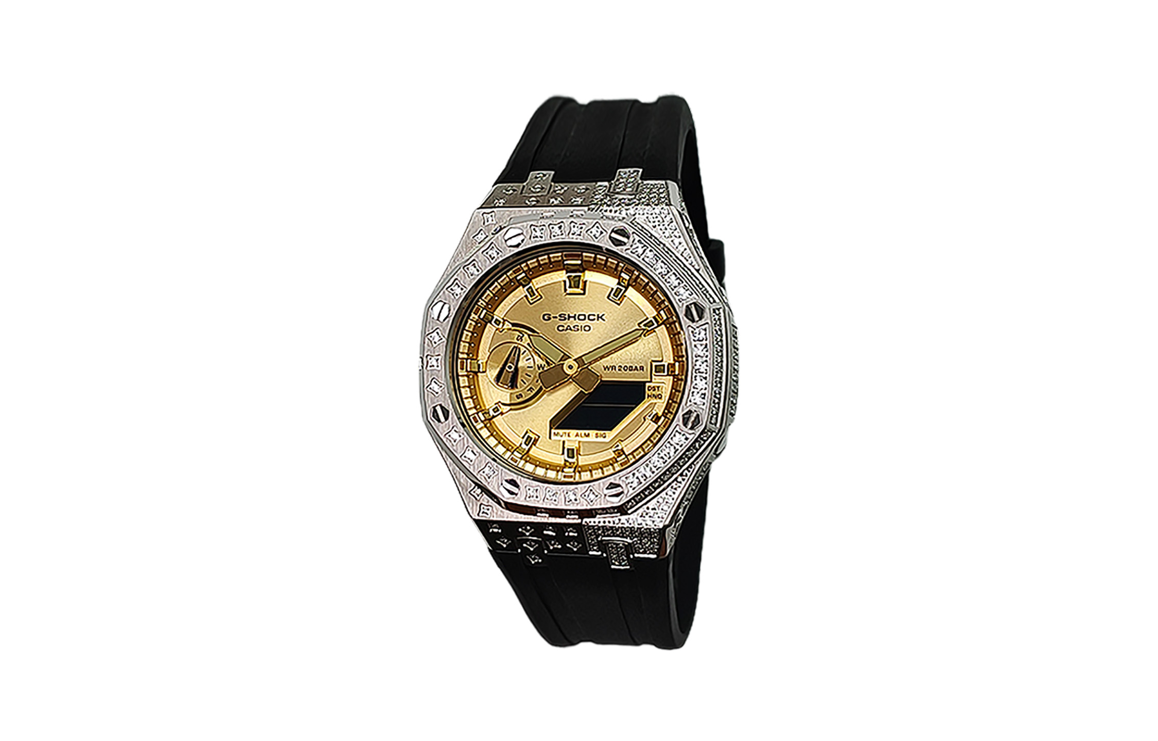 

CASIO Часы Retrofit Series Quartz Movement Watch Men's Watch Gold Dial