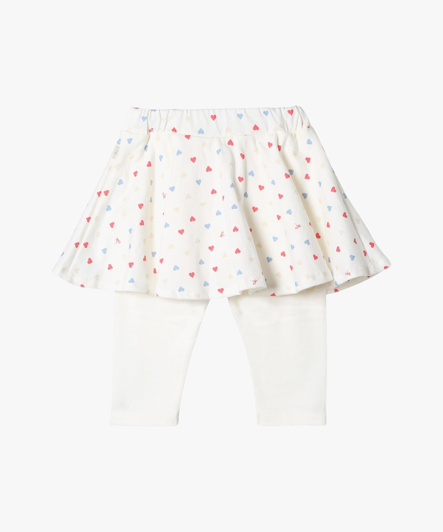 Детская разноцветная хлопковая юбка-клеш Agnes b. ENFANT, Beige — фото 2