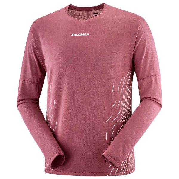 

Футболка Sense Aero L/S GFX - Running Shirt Salomon, мультиколор