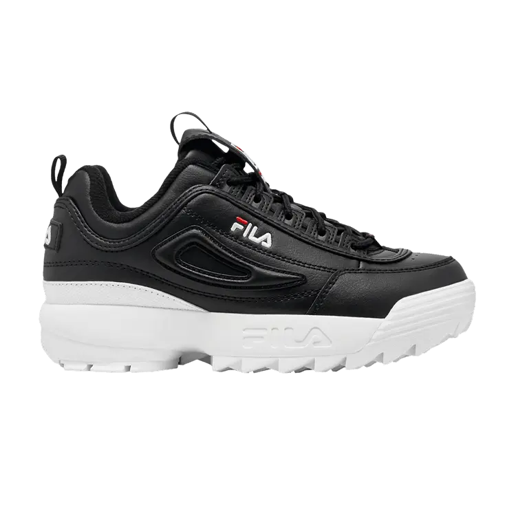 

Кроссовки Fila Disruptor 2 Kids Black White Red, черный