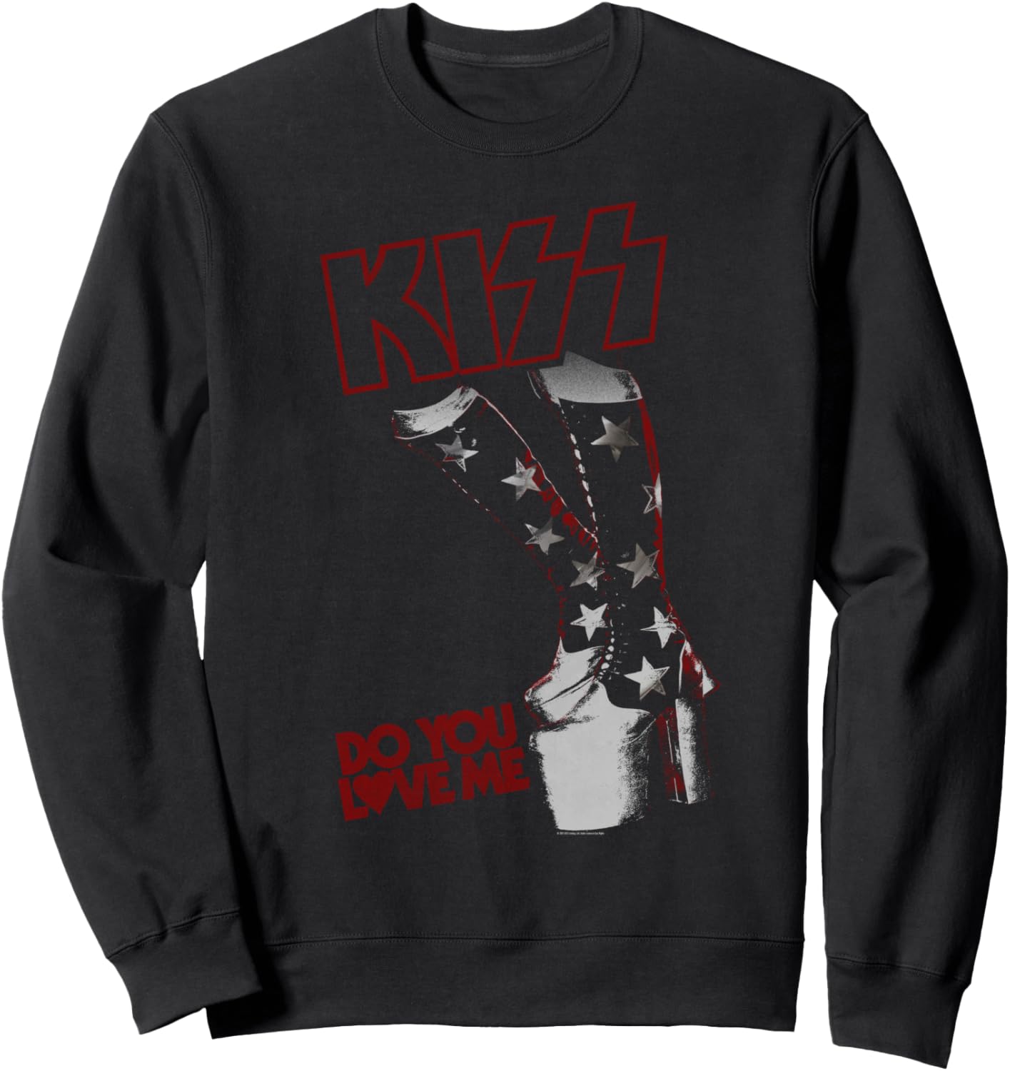 

I Love You Толстовка, черная (black 19-3911tcx), размер S Kiss