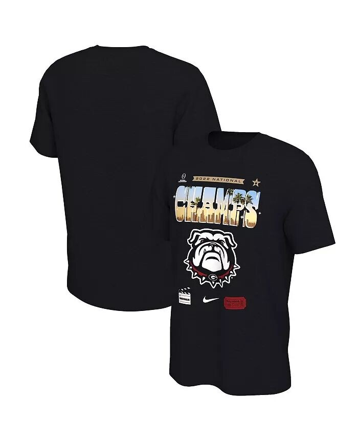 

Черная мужская футболка Georgia Bulldogs College Football Playoff 2022 National Champions Local Nike