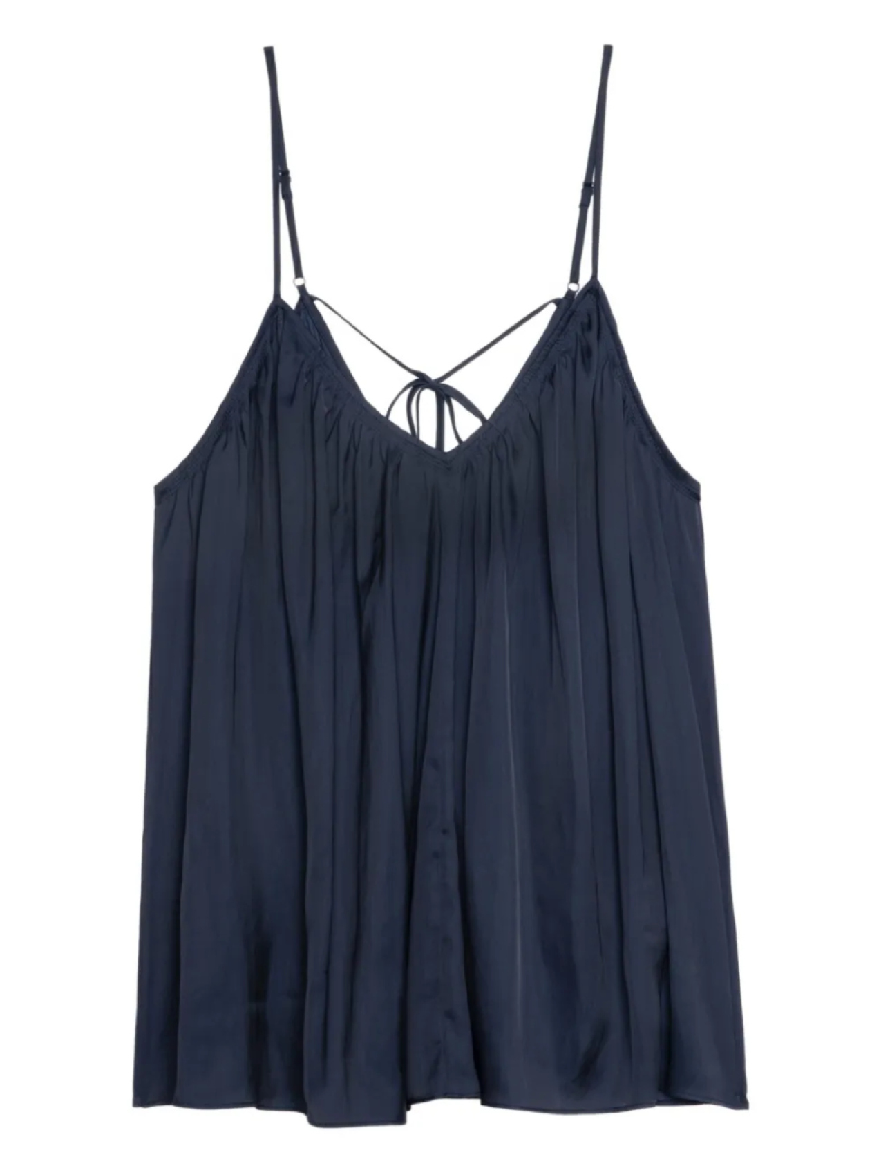 

Сатиновый топ Zadig&Voltaire Cym, синий