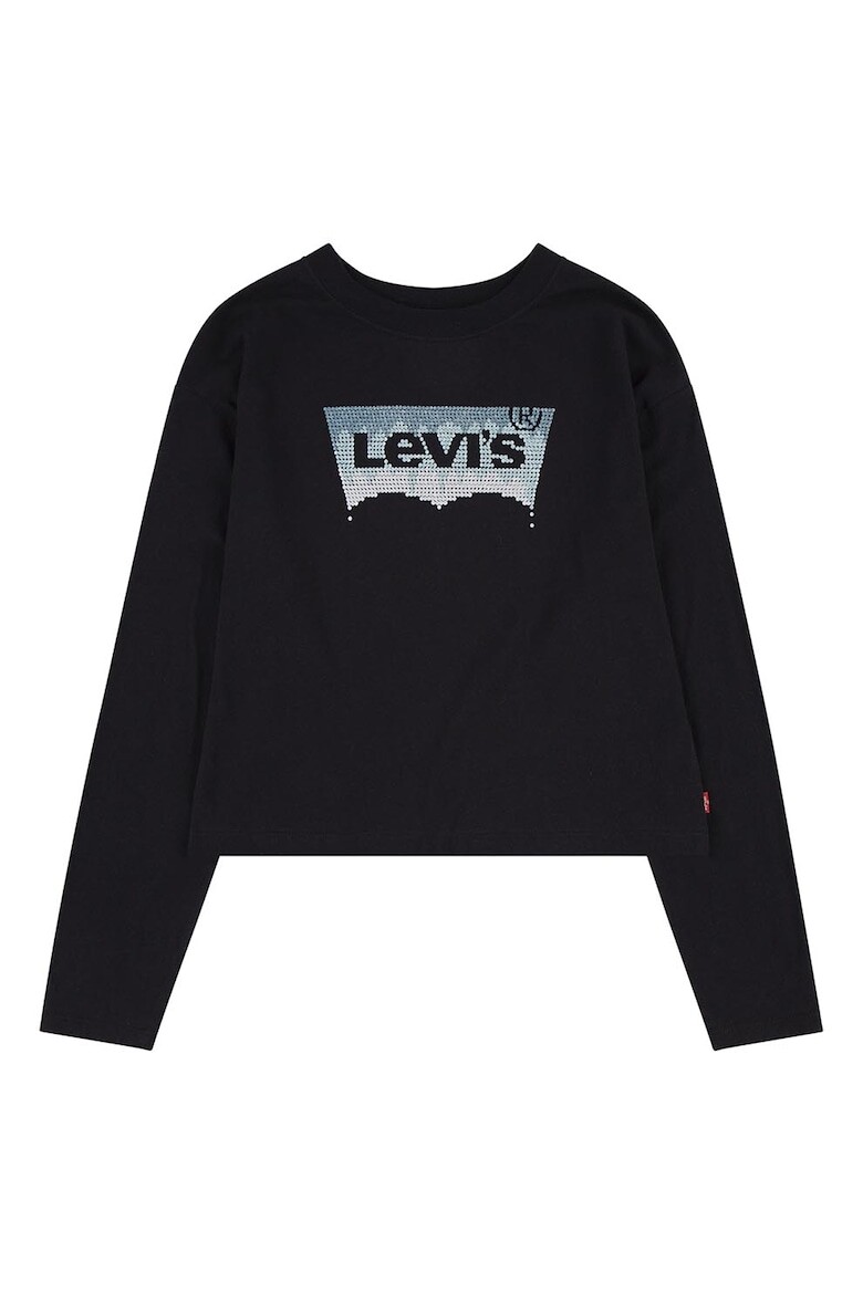 

Хлопковая блузка с логотипом Levi'S, черный