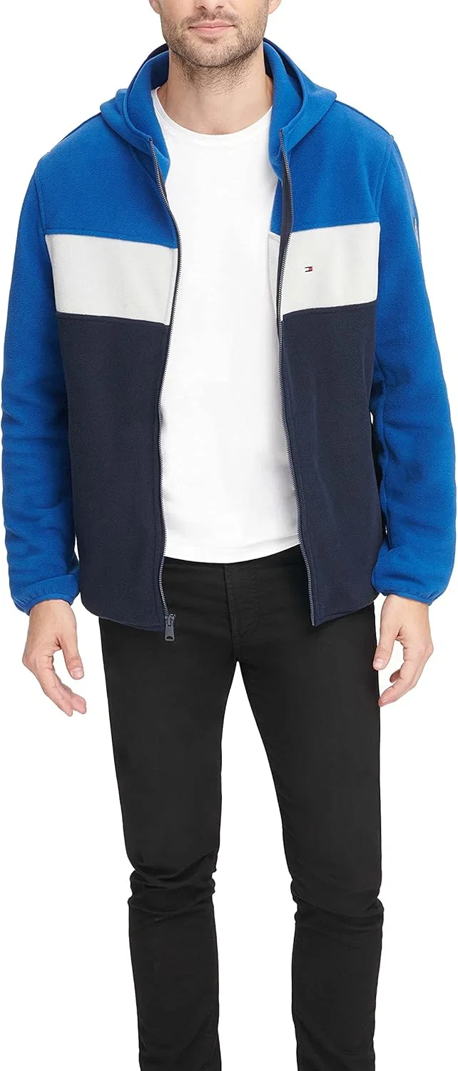 Мужская флисовая куртка с капюшоном Tommy Hilfiger — фото 4