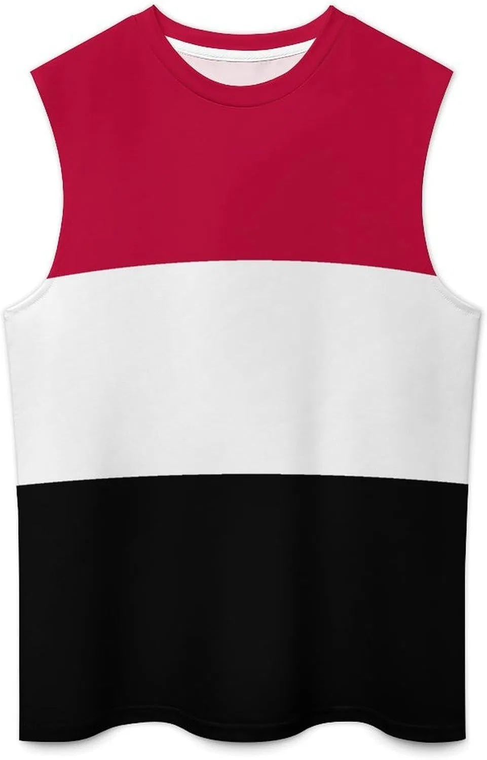 Футболка с принтом Hawaiian Summer, Uganda Flag, свободного кроя, White-11 — фото 3
