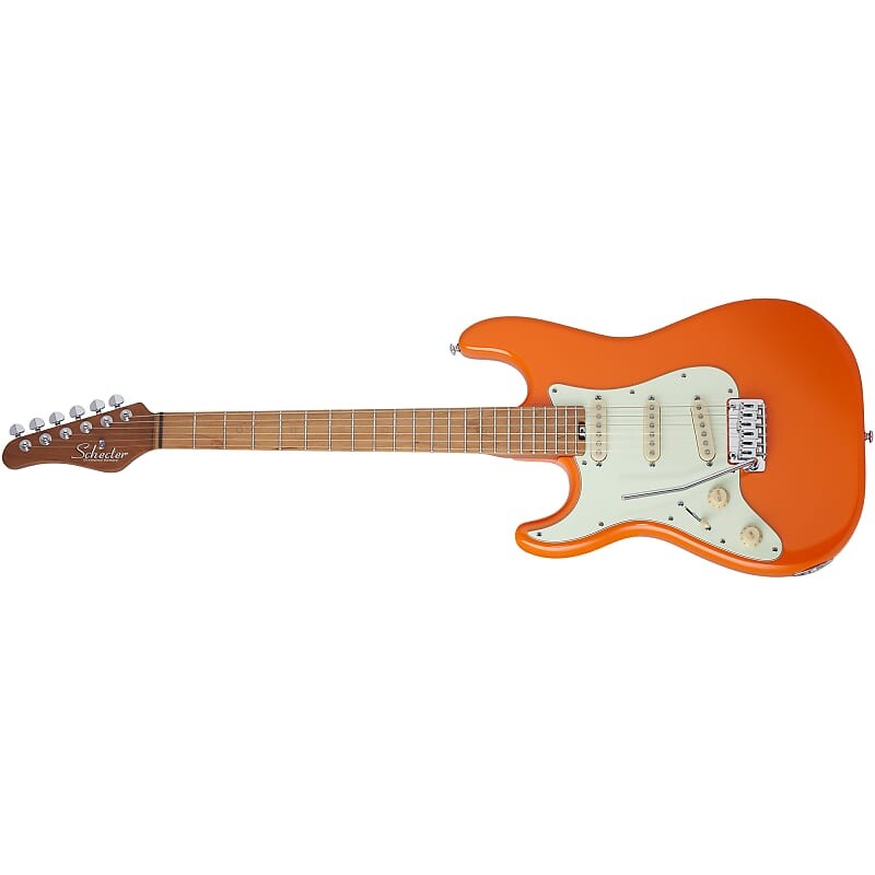 

Электрогитара Schecter Nick Johnston Traditional LH Atomic Orange Left-Handed Electric Guitar