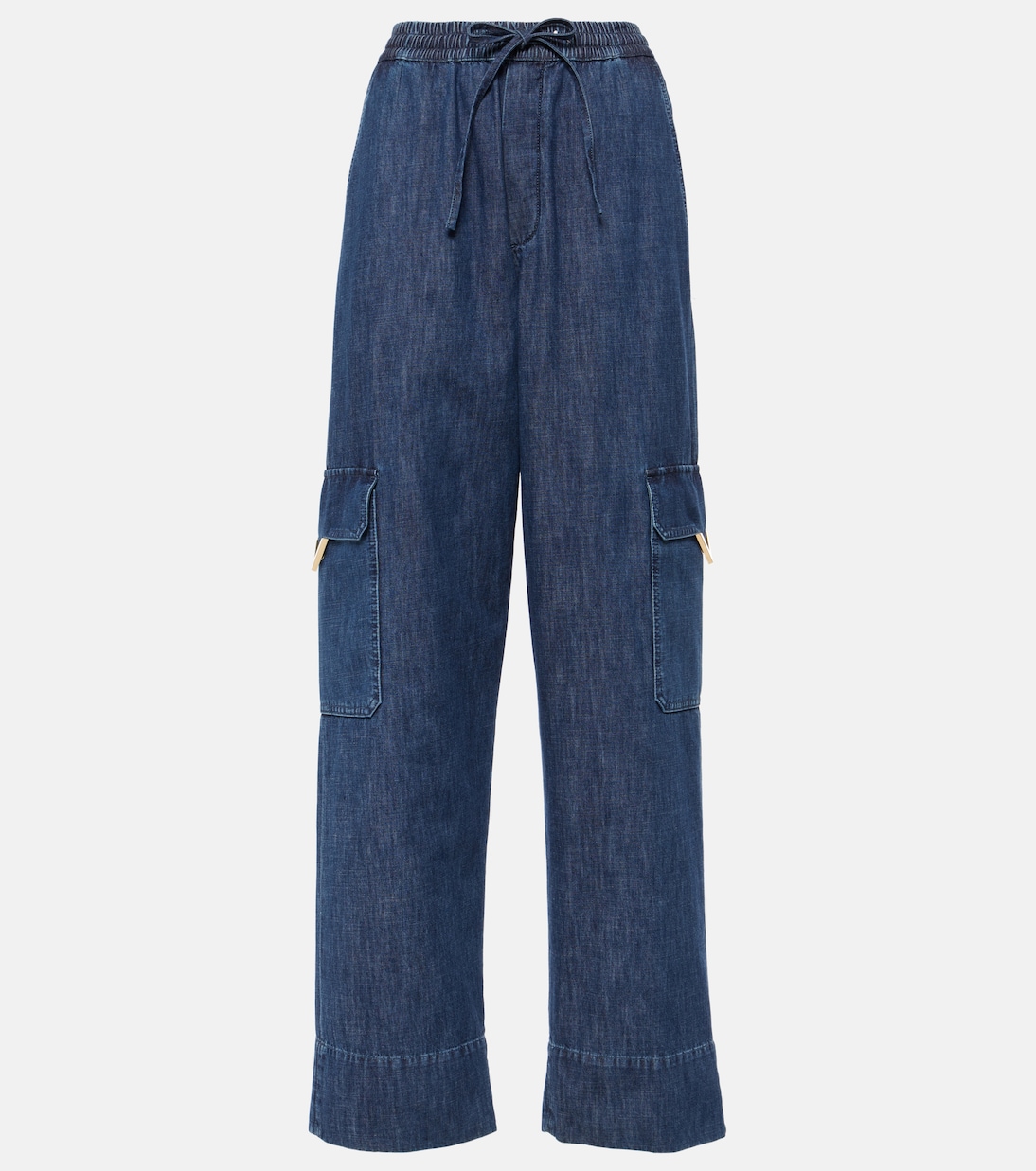 

Джинсы карго VGold с широкими штанинами Valentino, Medium Blue Denim