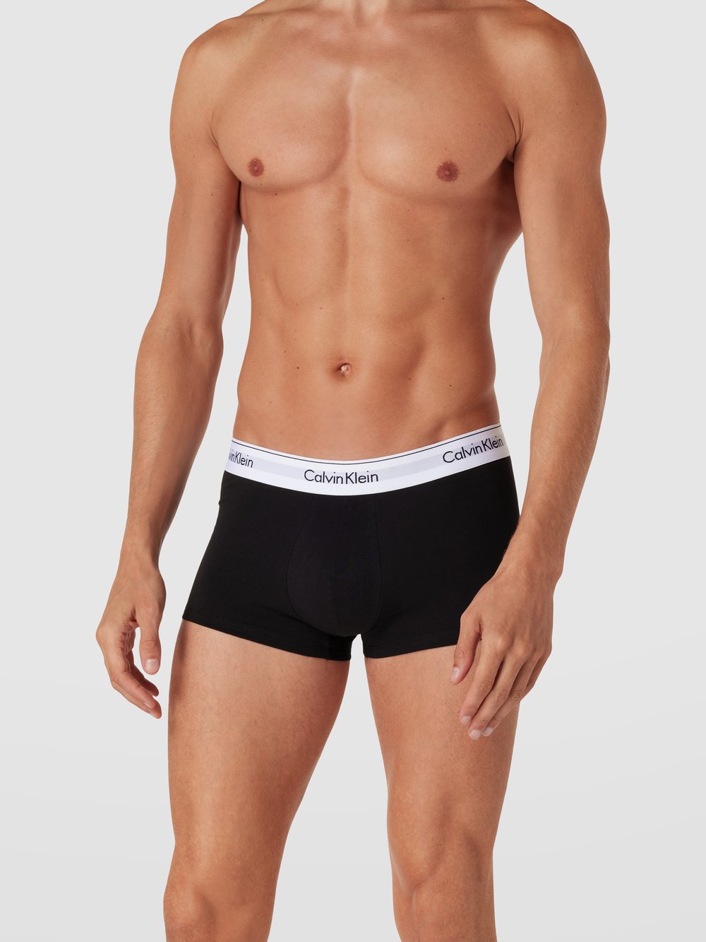 

Боксеры с эластичным поясом и логотипом в упаковке 3 шт Calvin Klein Underwear, коричневый