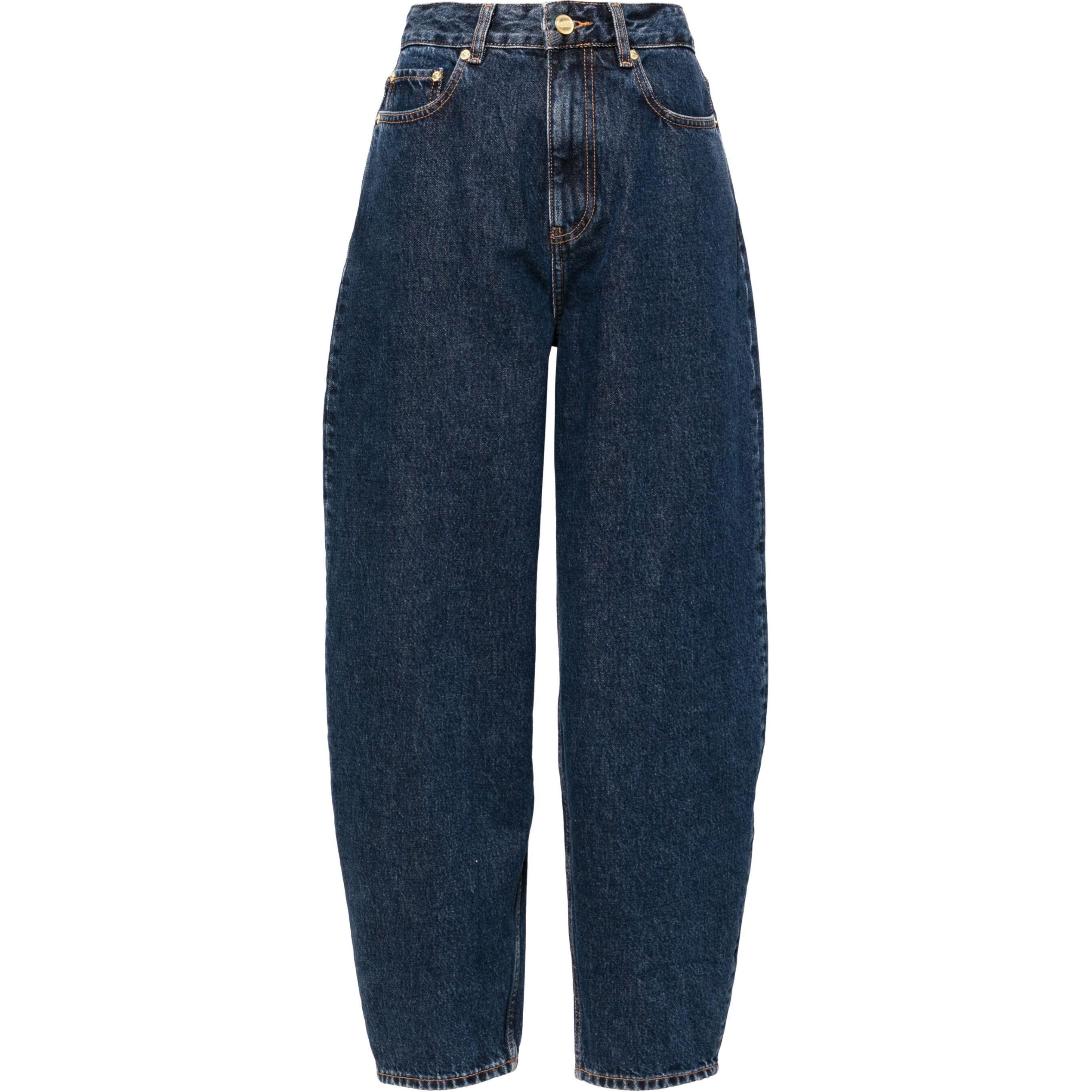 

Органические хлопковые джинсы баллон GANNI, синий