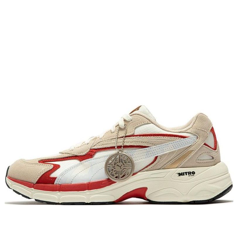 

Кроссовки PUMA Teveris Nitro CNY Papermaking 'Beige Red White' 392947-02, бежевый