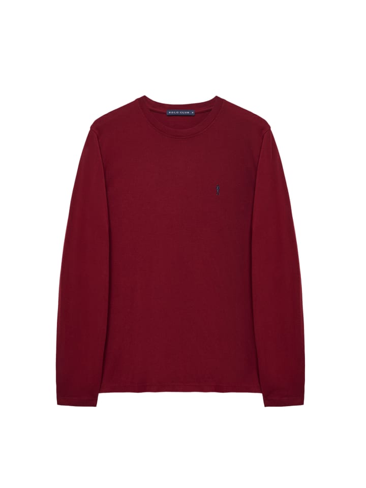 

Лонгслив Polo Club Longsleeve, цвет Garnet