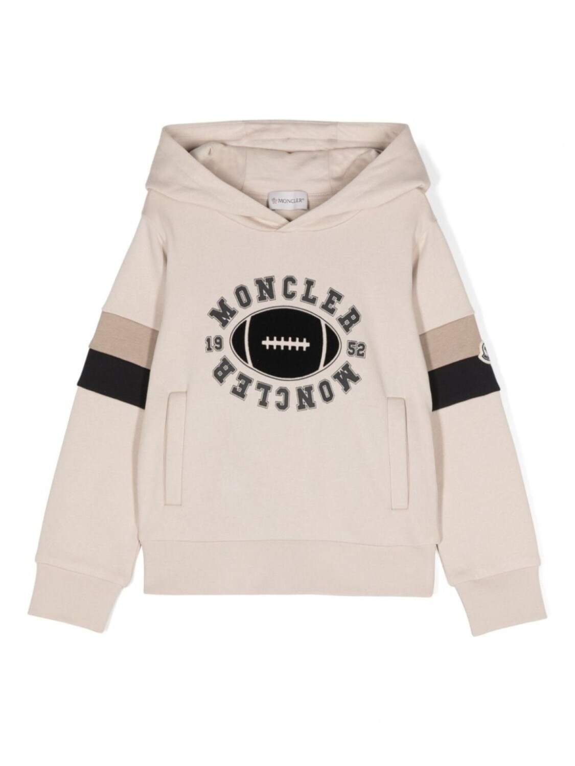 

Moncler Enfant худи с логотипом, нейтральный цвет