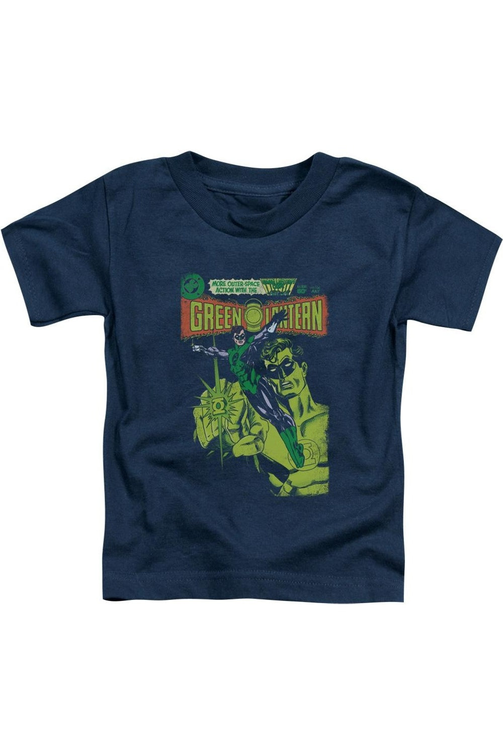 

Футболка Green Lantern с винтажной обложкой для малышей Gildan
