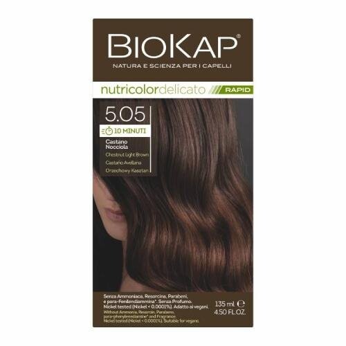 

Biokap Delicato Rapid, Краска для волос, 5.05 Орех Каштан
