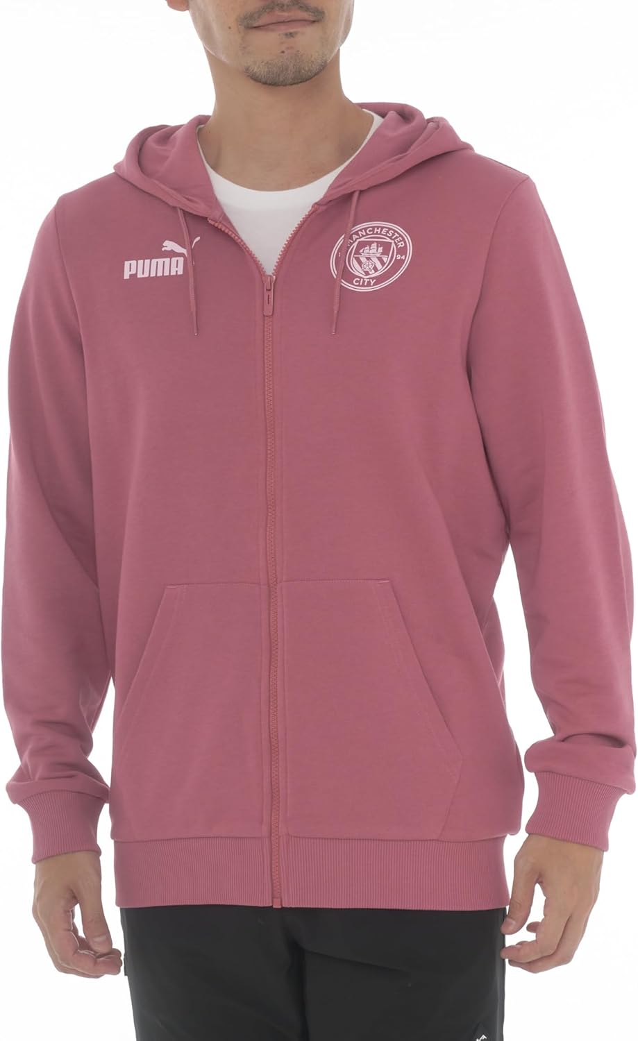 

Куртка-толстовка Puma MCFC ftblCulture с капюшоном для мужчин, футбол, европейская клубная команда, футбольная верхняя одежда