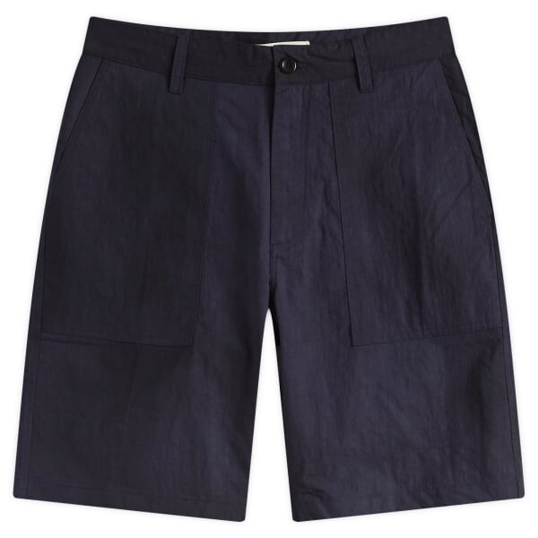 

Шорты Lukas с волнистым узором Norse Projects, синий