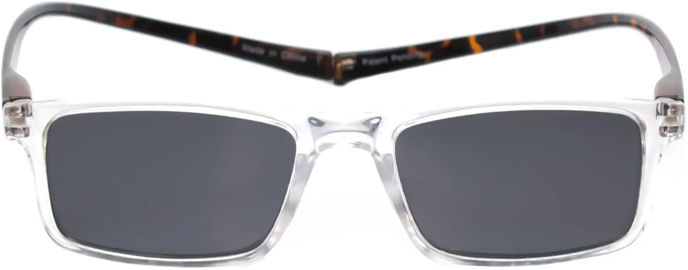 

Поляризованные солнцезащитные очки Magz Gramercy с магнитным креплением сзади | Поляризованные | Для мужчин и женщин, Crystal & Tortoise Havana Brown Gold