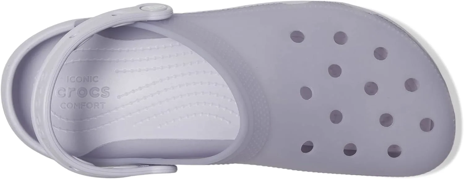 Классические матовые сабо Crocs, фиолетовый — фото 2