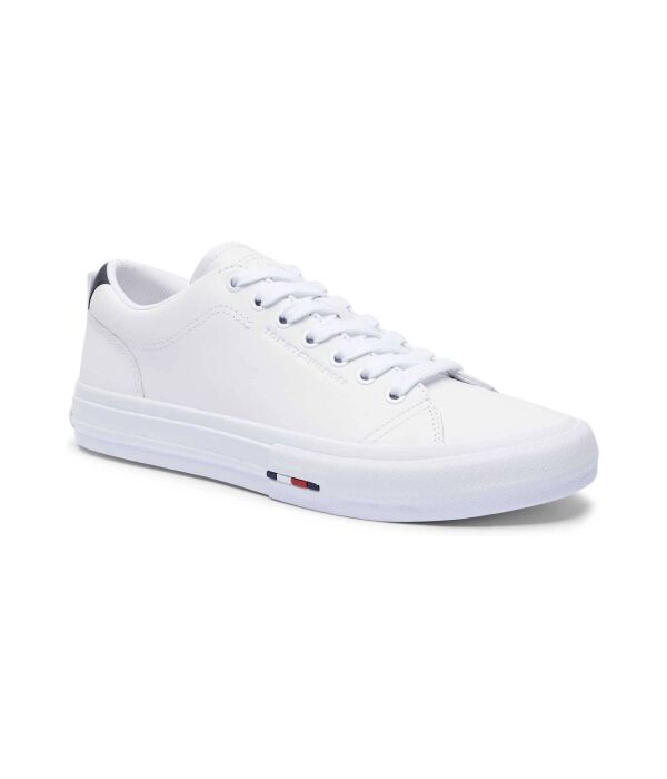 

Кожаные кроссовки hi vulc street Tommy Hilfiger, белый