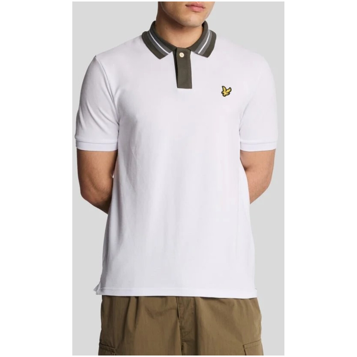 

Поло Lyle & Scott, серый