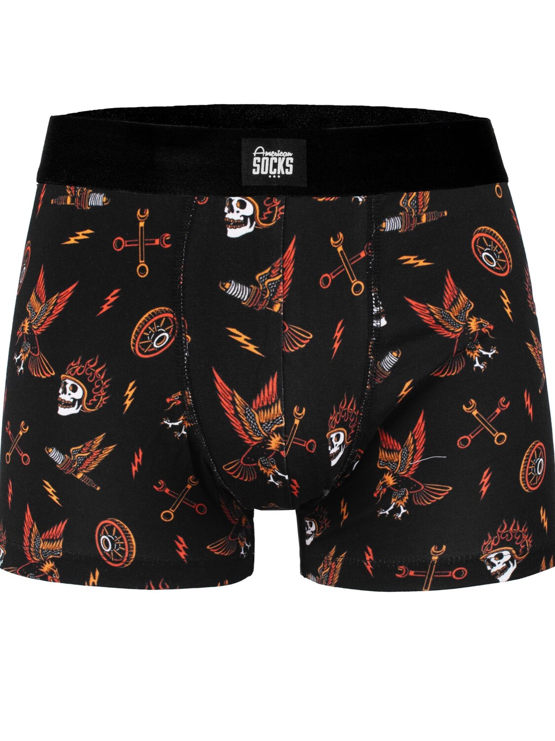 

American Socks Боксеры 'Piston Rebels' в черном цвете