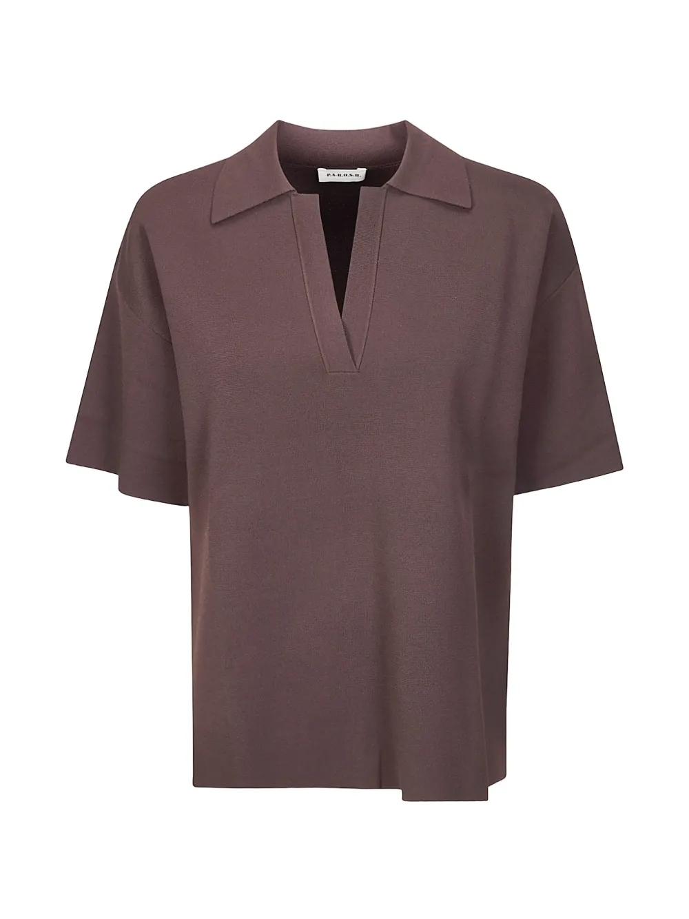 

Футболка с V-образным вырезом Roma P.A.R.O.S.H., коричневый