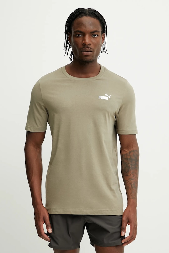 

Хлопковая футболка Puma, зеленый