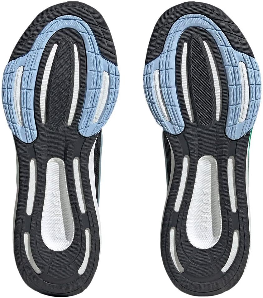 Мужские кроссовки для бега Adidas Ultrabounce, черный/зеленый — фото 3
