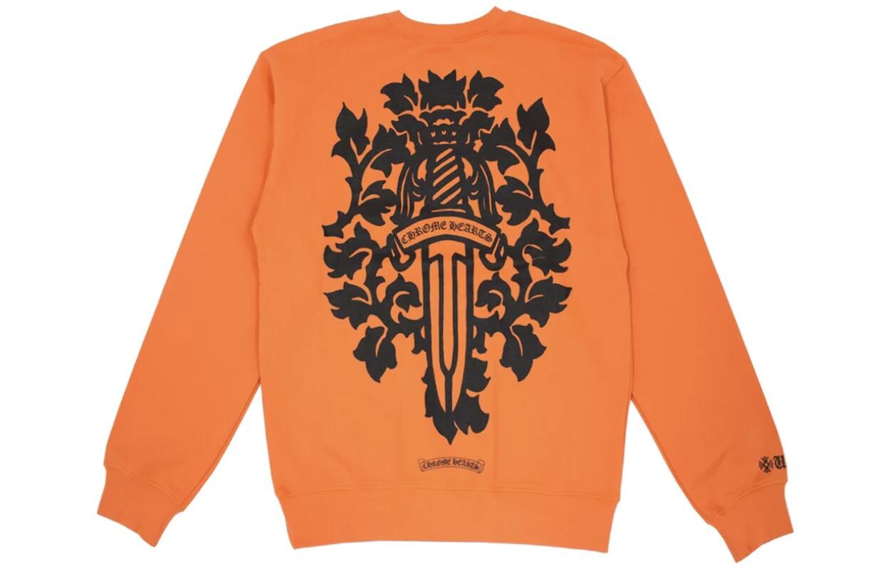 

Футболка унисекс оранжевая Chrome Hearts, оранжевый