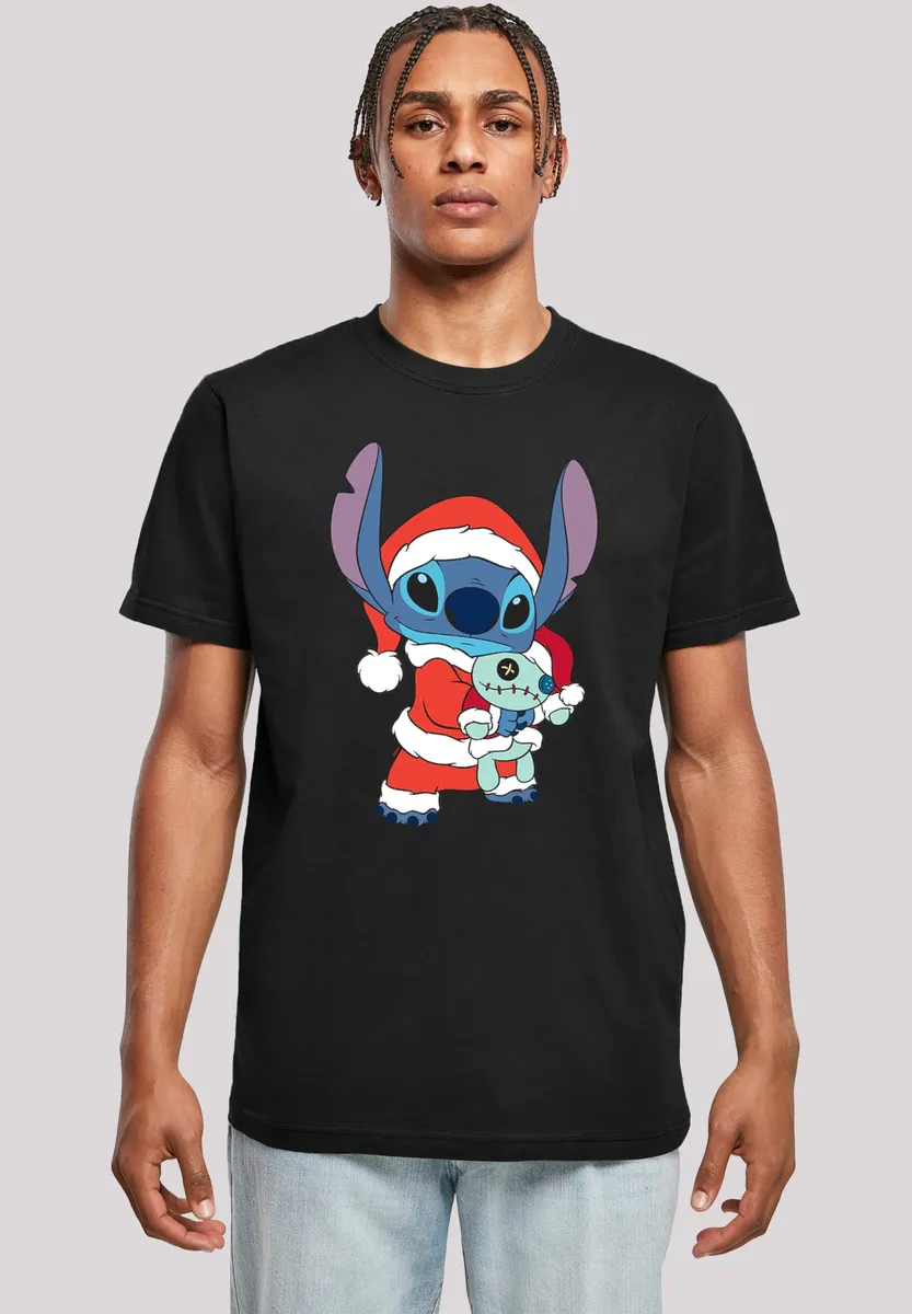

F4NT4STIC Футболка "Disney Lilo & Stitch Christmas", принт, черный